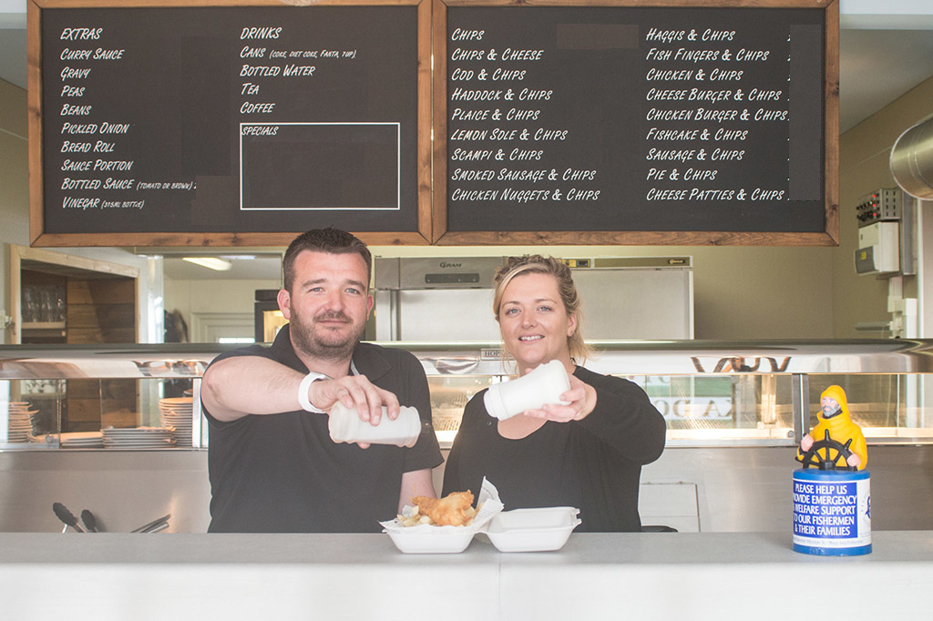 Lewis's Fish and Chips Seahouses, Take Away Menu